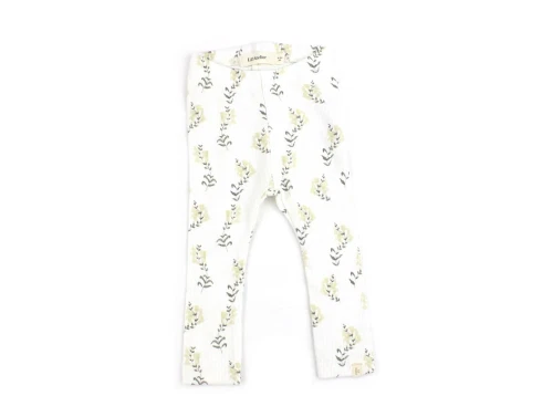 Lil Atelier coconut milk yellow blomstret legging